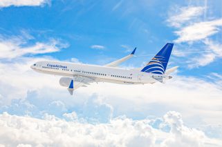 COPA Airlines Boeing 737 Max 9 photographed in the Republic of Panama on 1 September 2018 by Chad Slattery from Wolfe Air Aviation Learjet 25B.