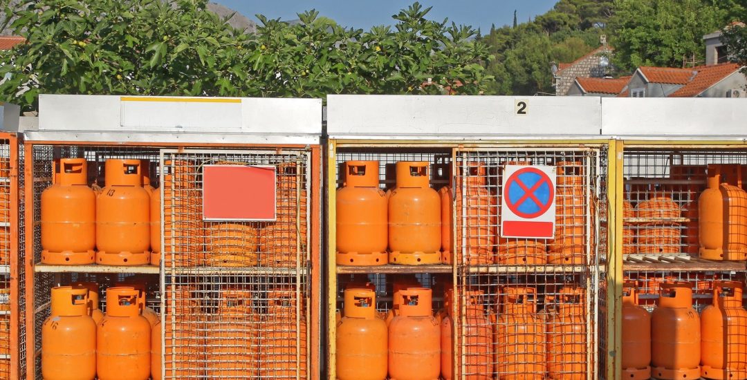 Cilindros de gas propano