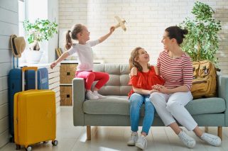 Go,On,An,Adventure!,Happy,Family,Preparing,For,The,Journey.