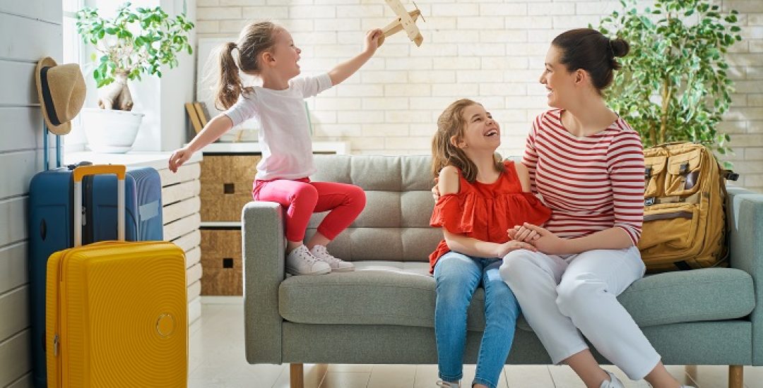 Go,On,An,Adventure!,Happy,Family,Preparing,For,The,Journey.