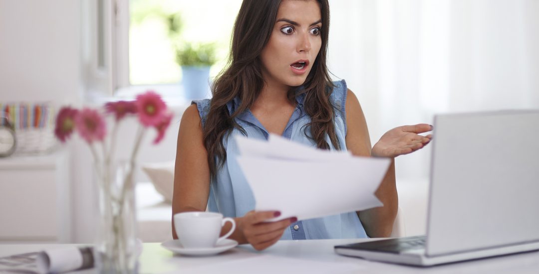 What? Those bills are mistake!