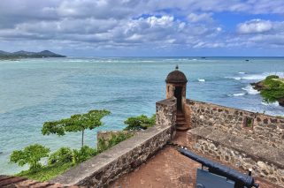 Guard tower on the Fort in PuertomPlata DR