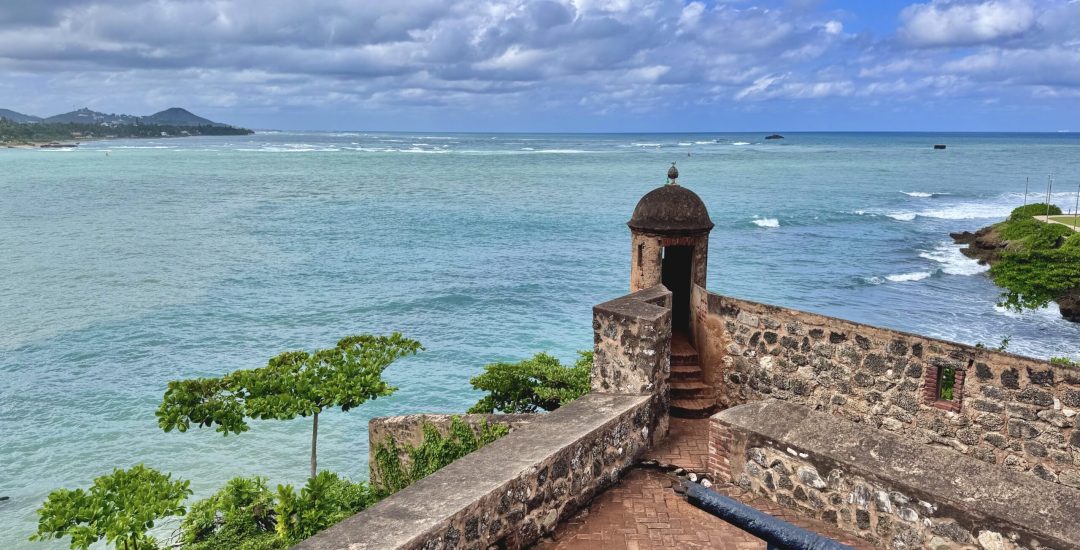 Guard tower on the Fort in PuertomPlata DR