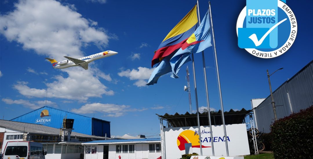 SATENA, la única aerolínea en Colombia con el sello de Plazos Justos