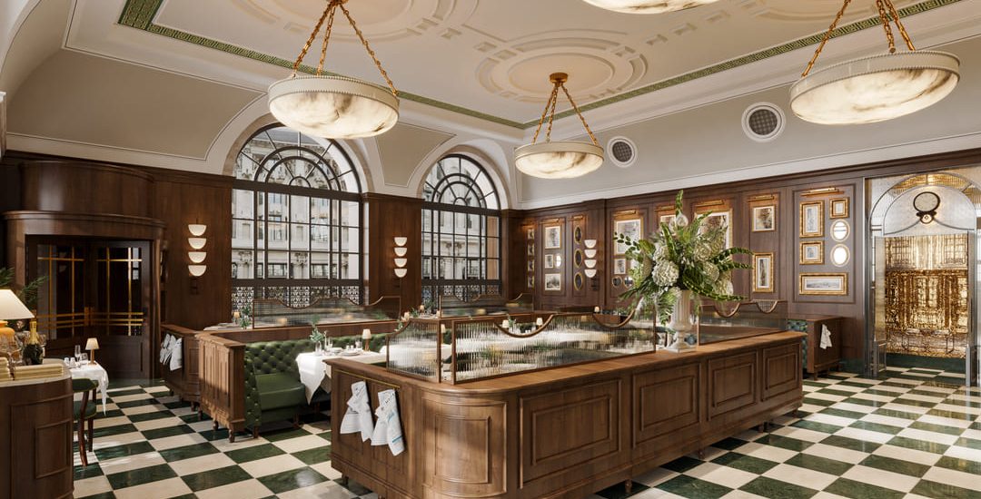 The WestDill Mayfair London - Restaurant View - rendering