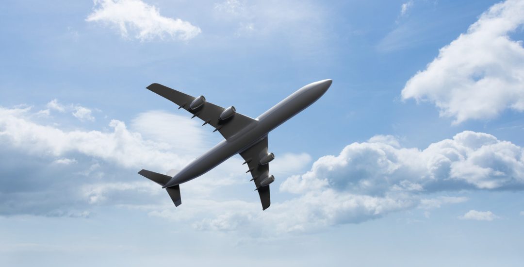 bottom-view-plane-sky