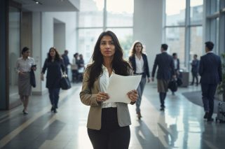 employee-working-with-document