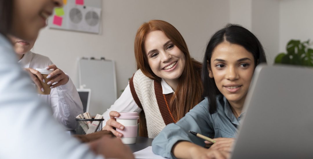 people-practicing-social-integration-workspace